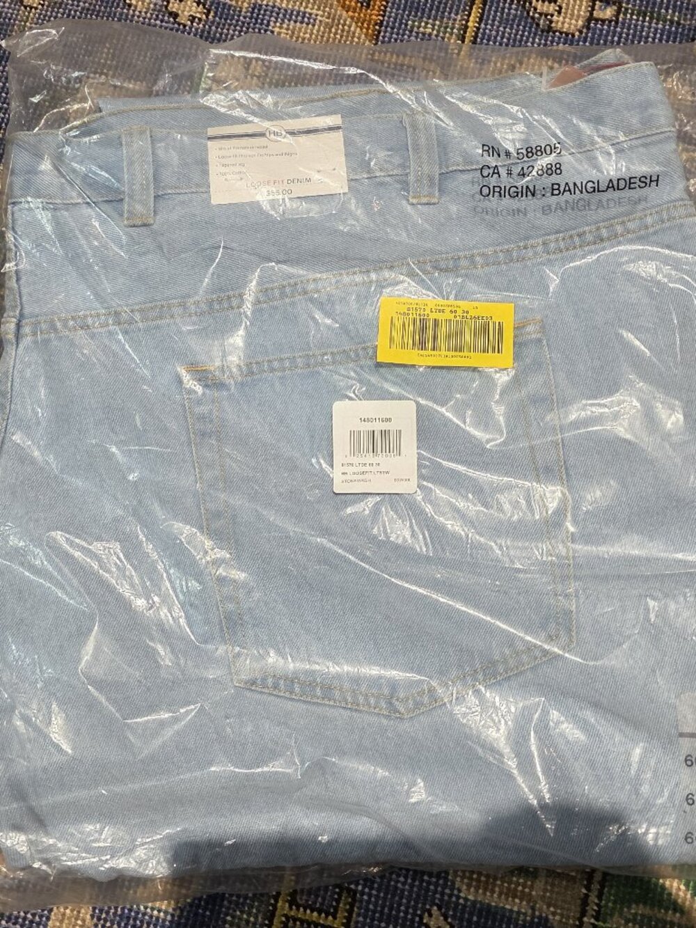 Harbor Bay Loose Fit Jeans (new, sizes 56,58,60)